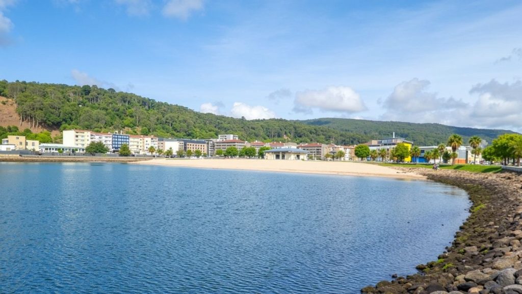 Entorno natural de Praia das Leiriñas en A Coruña