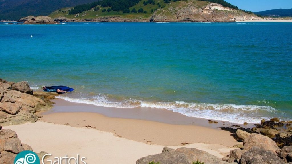 Entorno natural de Praia das Maceiras en A Coruña