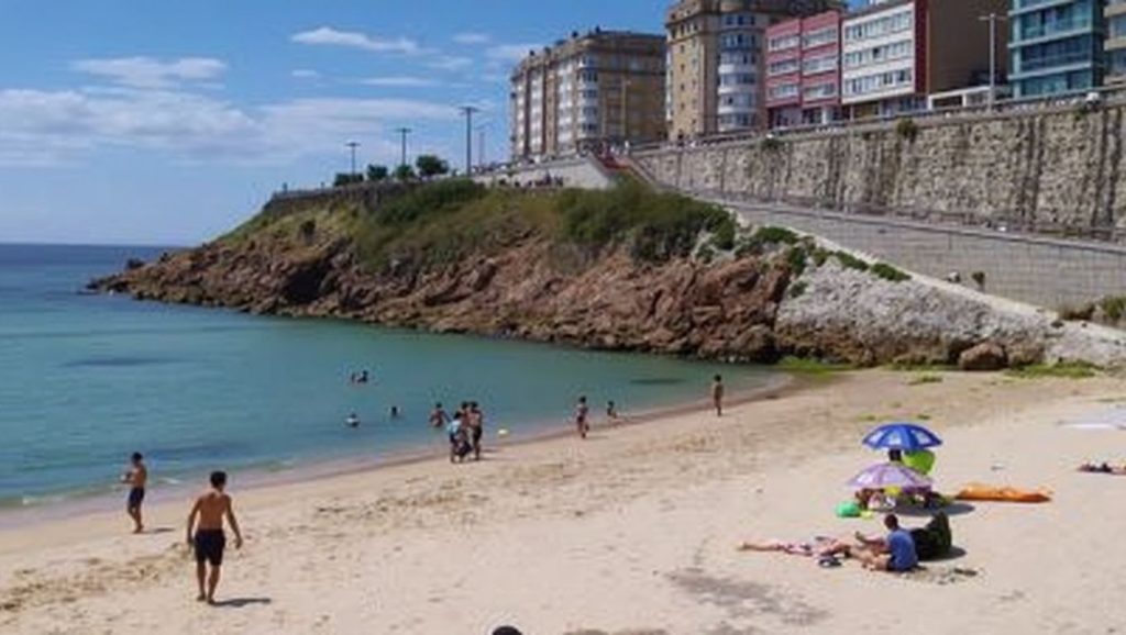 Praia das Morosas en A Coruña (A Coruña)