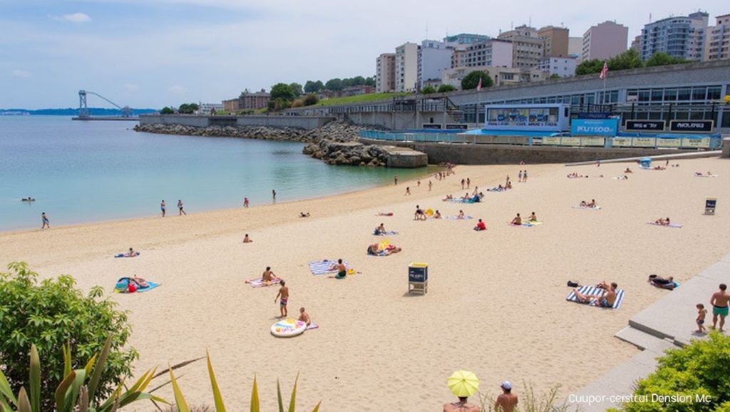 Aguas de Praia das Morosas en A Coruña (A Coruña)