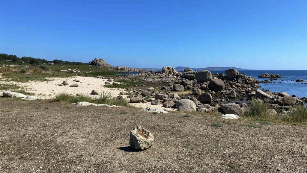 Arena de Praia das Pedras dos Caramuxos, O Grove (Pontevedra)