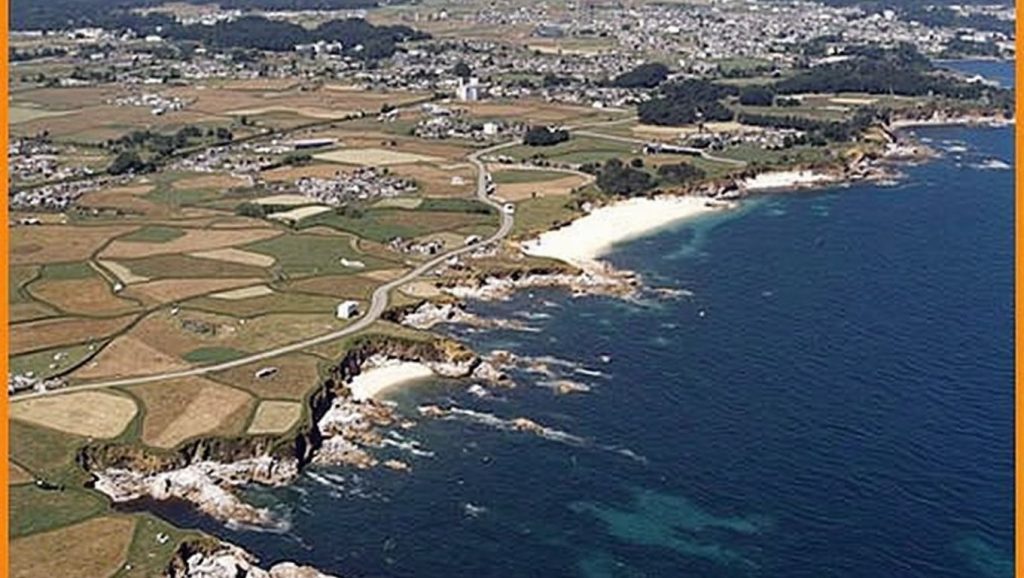 Ría y costa de Praia das Polas en Foz, Lugo