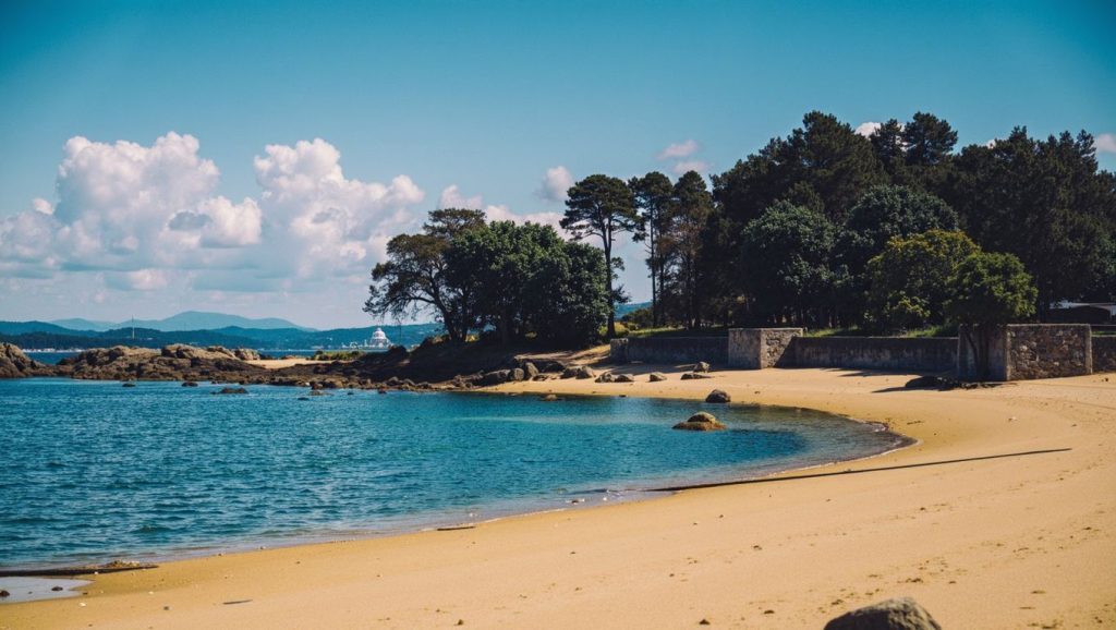 Paseo hacia das Sinas de Fóra, Galicia