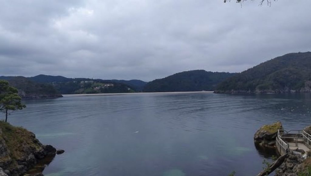 Entorno natural de Praia das Sonreiras en A Coruña