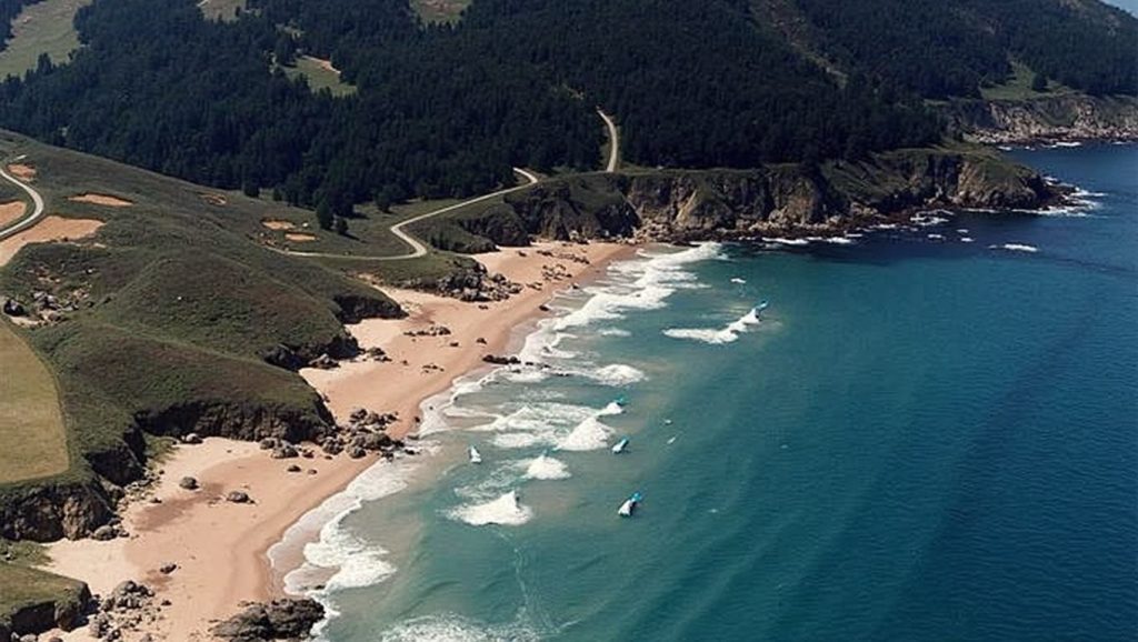 Entorno natural de Praia das Torradas en A Coruña