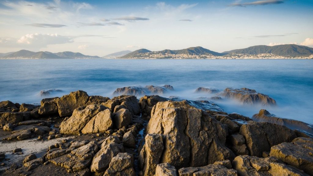 Entorno natural de Praia das Viúvas en Pontevedra