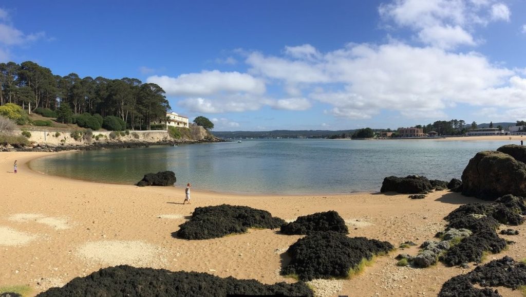 Praia das Xubias en A Coruña (A Coruña)