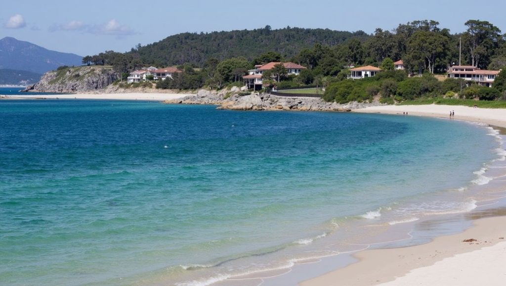 Arena de Praia de A Barquiña, Noia (A Coruña)