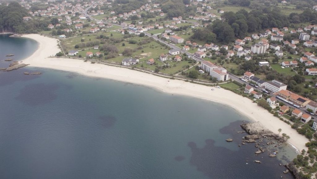 Arena de Praia de Agrelo, Bueu (Pontevedra)
