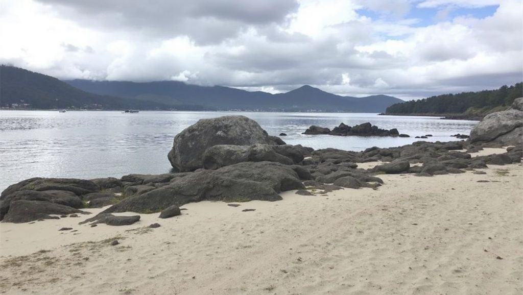 Praia de Agro Covo en Muros (A Coruña)