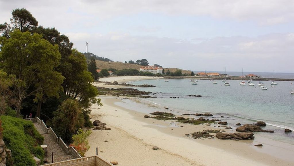 Arena de Praia de Aguete, Marín (Pontevedra)