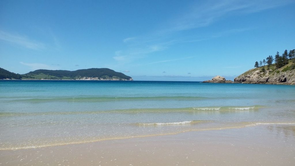 Entorno natural de Praia de Alegrín en Lugo