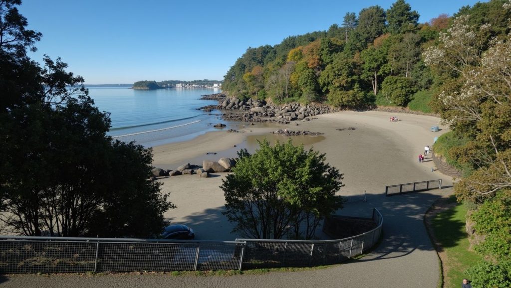 Praia de Almieiras en Galicia (A Coruña)