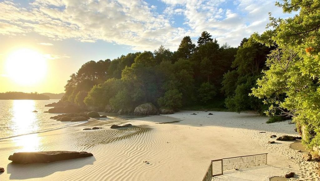 Aguas de Praia de Almieiras en Galicia (A Coruña)