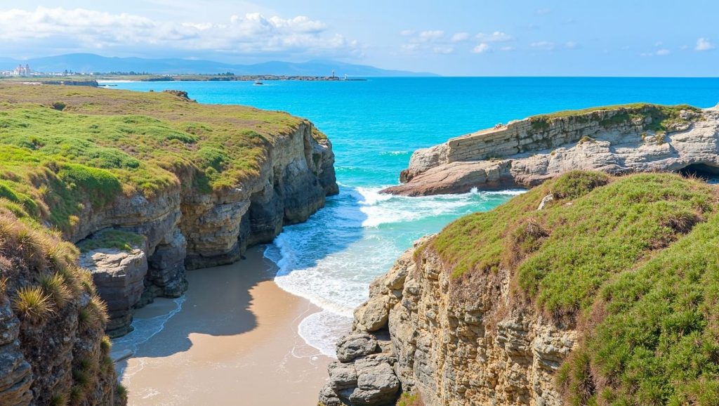 Entorno natural de Praia de Almieiras en A Coruña