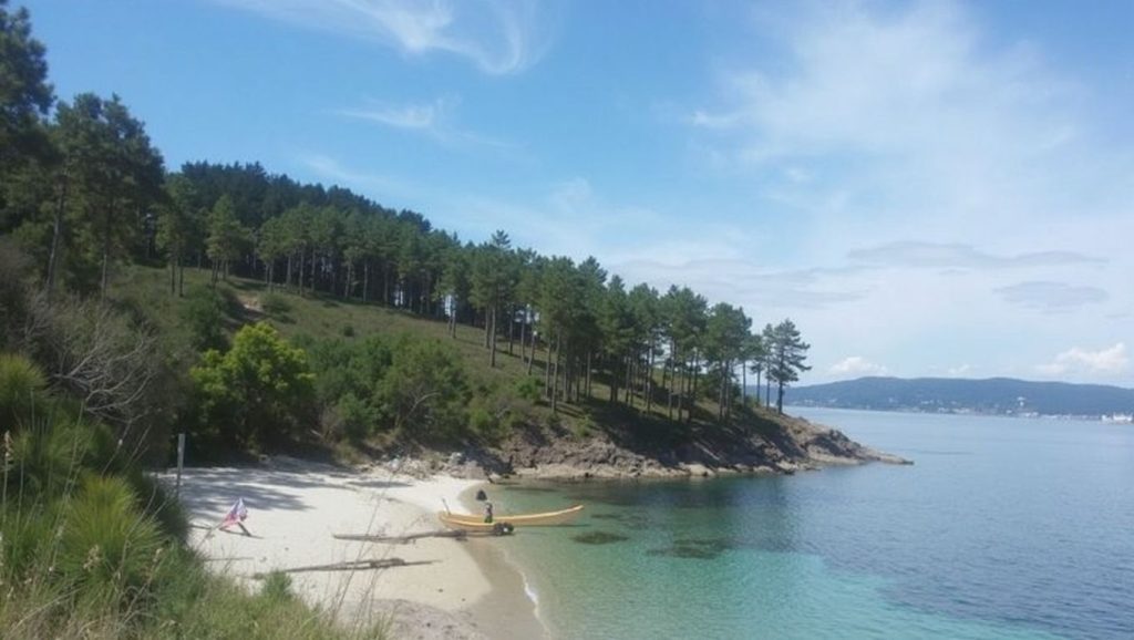 Praia de Anguieira en Barreiros (Lugo)