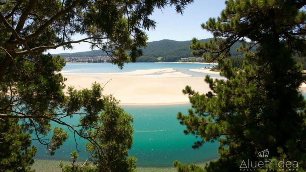 Ría y costa de Praia de Area en Viveiro, Lugo