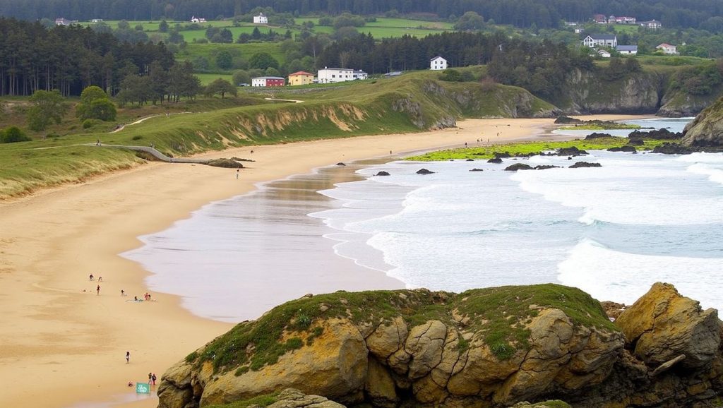 Entorno natural de Praia de Area en Lugo