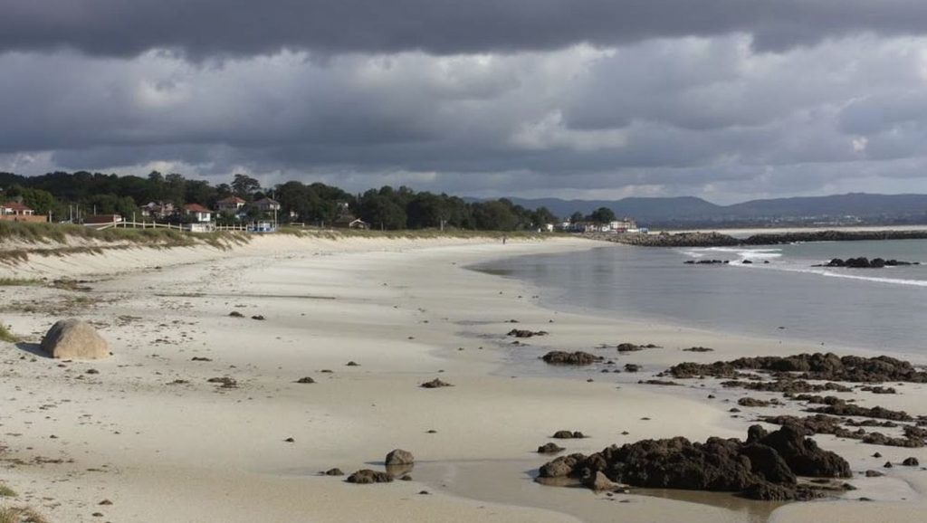 Praia de Area da Cruz en O Grove (Pontevedra)
