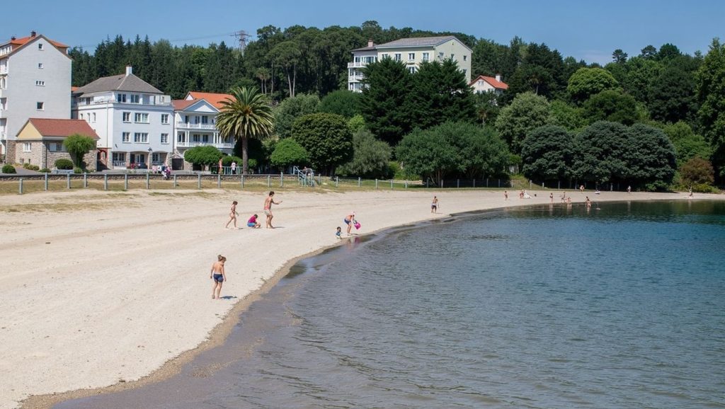Praia de Area da Vila en Camariñas (A Coruña)