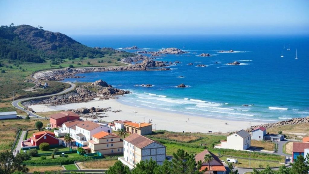 Aguas de Praia de Area da Vila en Camariñas (A Coruña)