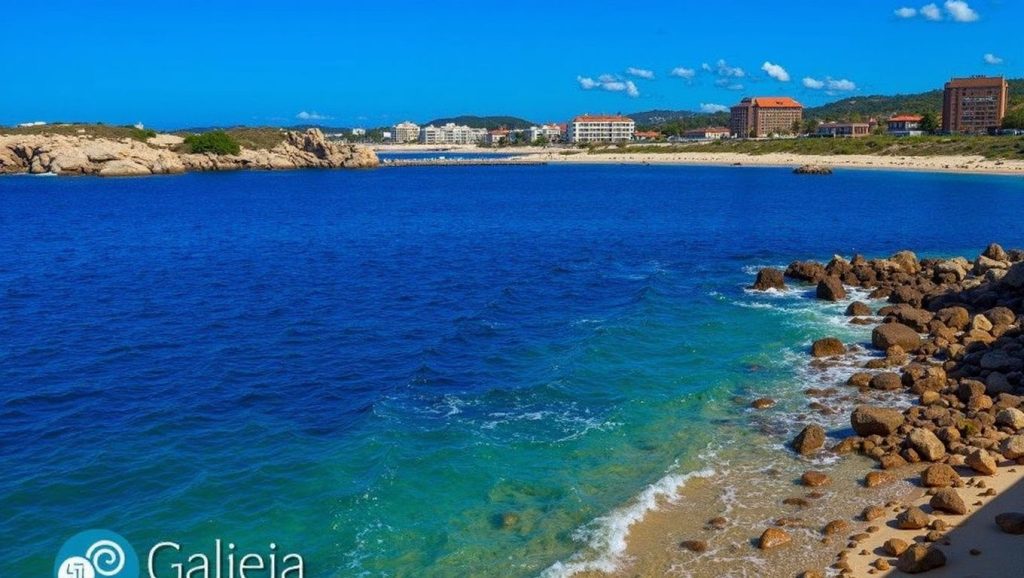 Aguas de Praia de Area Gorda en Sanxenxo (Pontevedra)