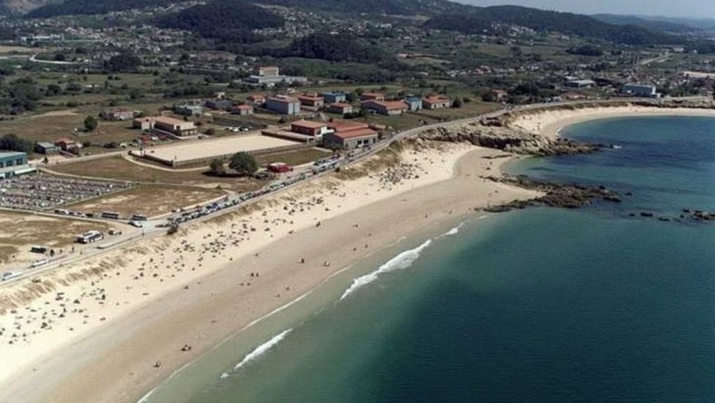 Entorno natural de Praia de Area Gorda en Pontevedra