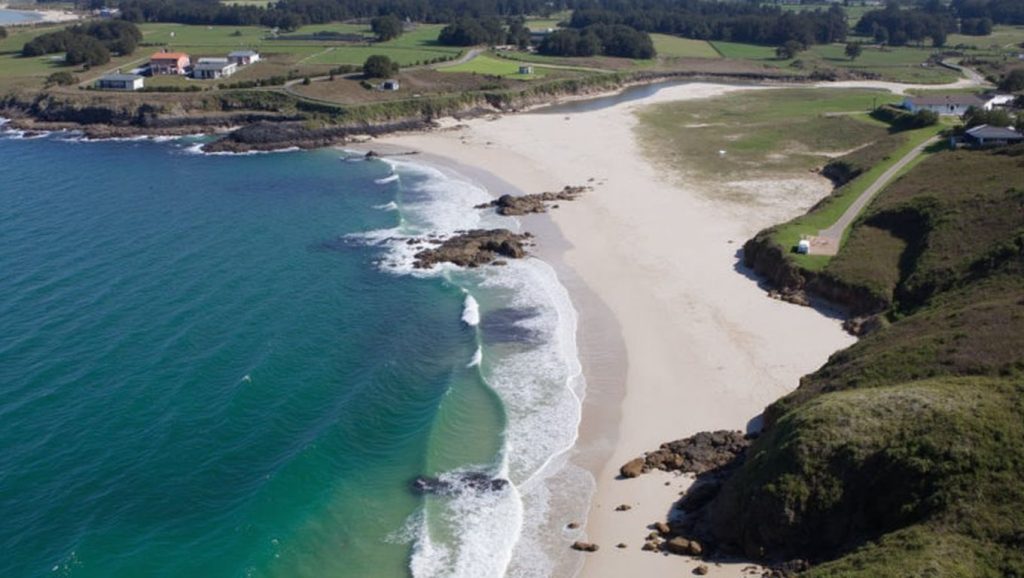 Arena de Praia de Area Morta, Galicia (A Coruña)