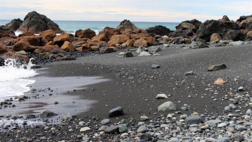 Entorno natural de Praia de Area Negra de Teixidelo en A Coruña