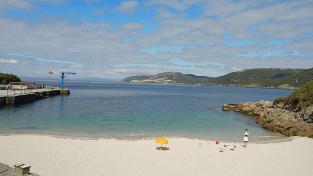 Praia de Area Pequena en Arteixo (A Coruña)