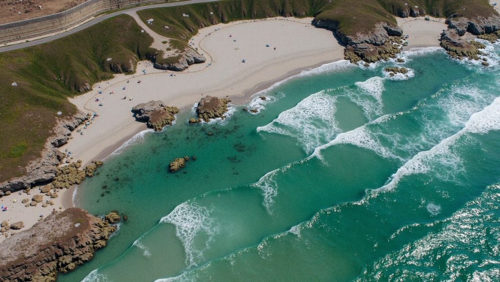 Aguas de Praia de Area Pequena en Arteixo (A Coruña)