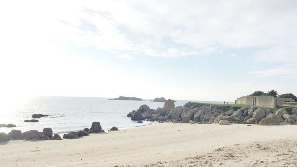 Costa de Praia de Area Secada en Ribeira, Pontevedra