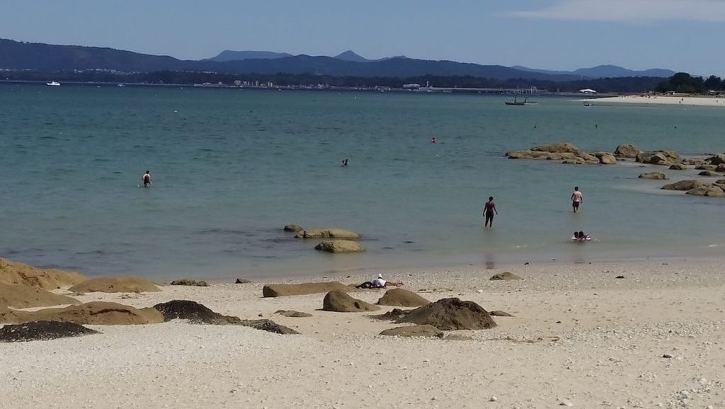 Entorno natural de Praia de Area Secada en Pontevedra