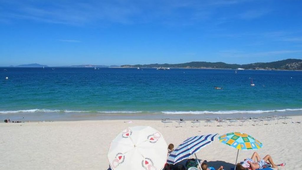 Costa de Praia de Areabrava en Cangas de Morrazo, Pontevedra