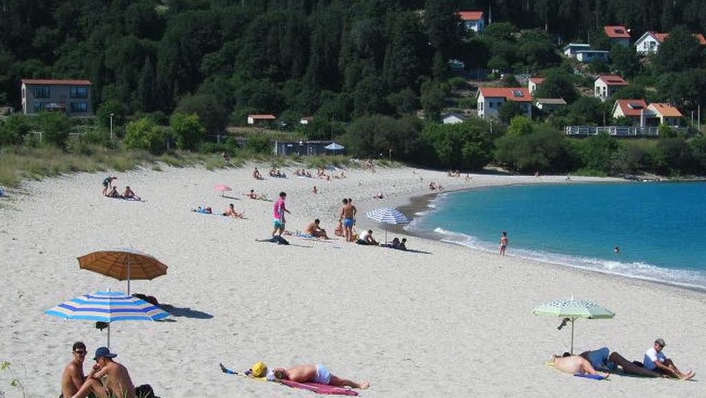 Entorno natural de Praia de Areabrava en Pontevedra