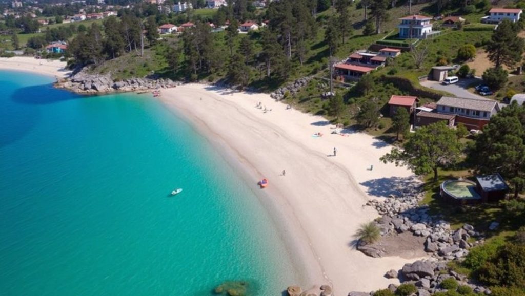 Praia de Areacova en Cangas de Morrazo (Pontevedra)