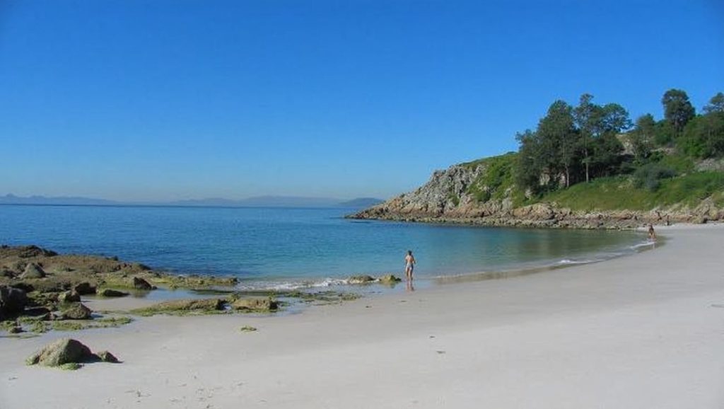 Panorámica de Praia de Areamilla, Pontevedra