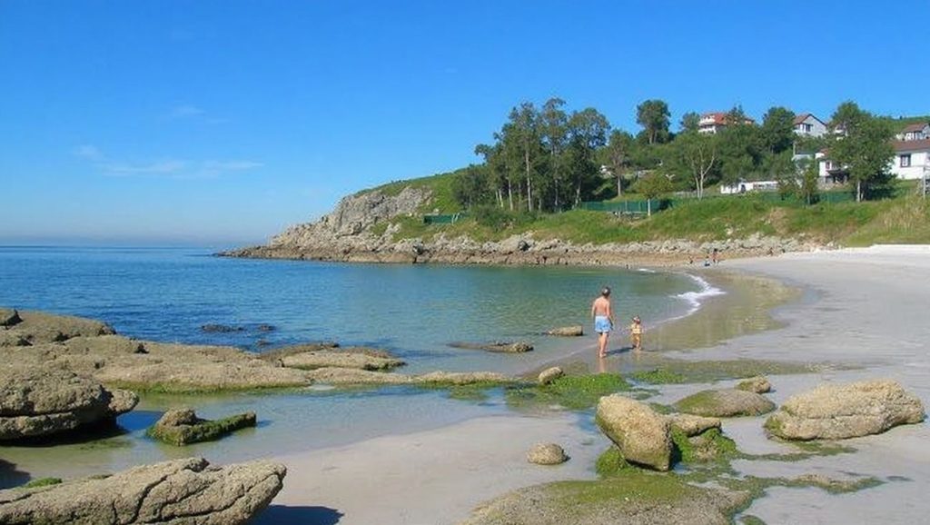 Arena de Praia de Areamilla, Cangas de Morrazo (Pontevedra)