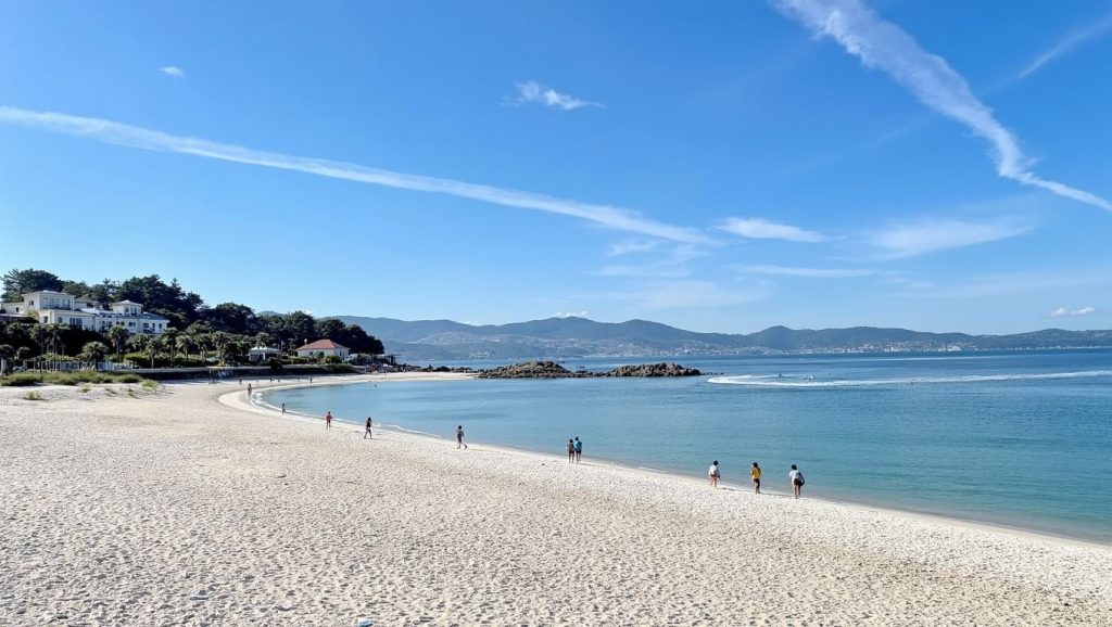 Praia de Areas en Sanxenxo (Pontevedra)
