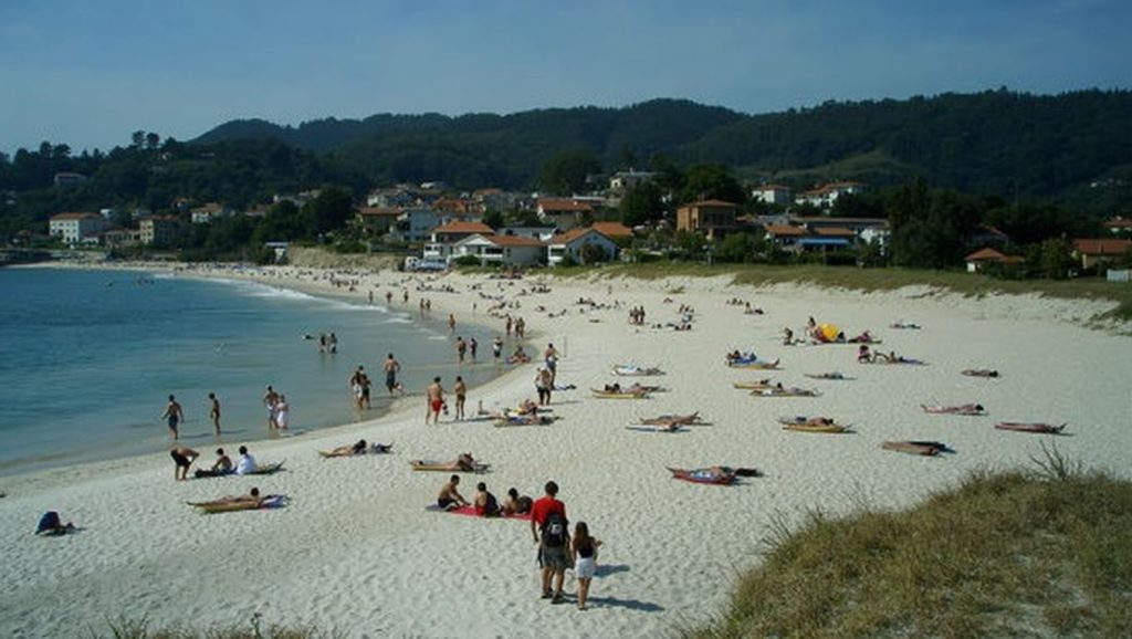 Panorámica de Praia de Areas, Pontevedra