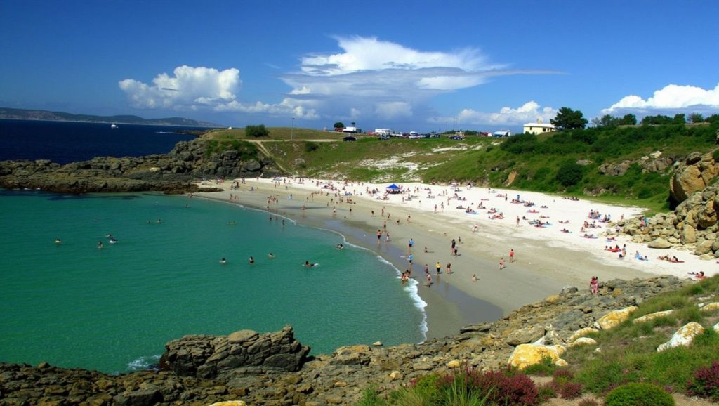 Aguas de Praia de Areas en Sanxenxo (Pontevedra)