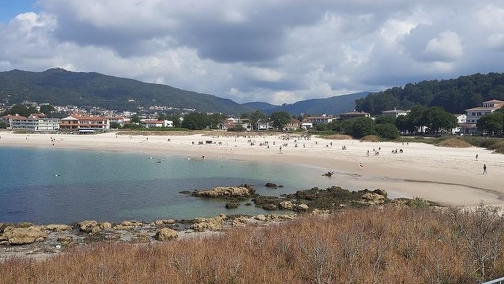 Entorno natural de Praia de Areas en Pontevedra