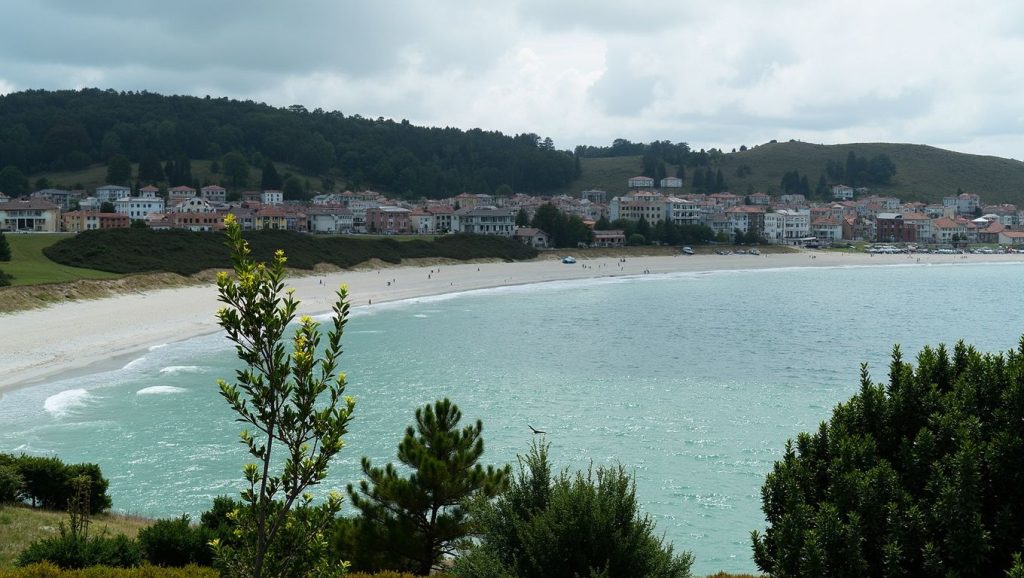 Panorámica de Praia de Arnado, A Coruña