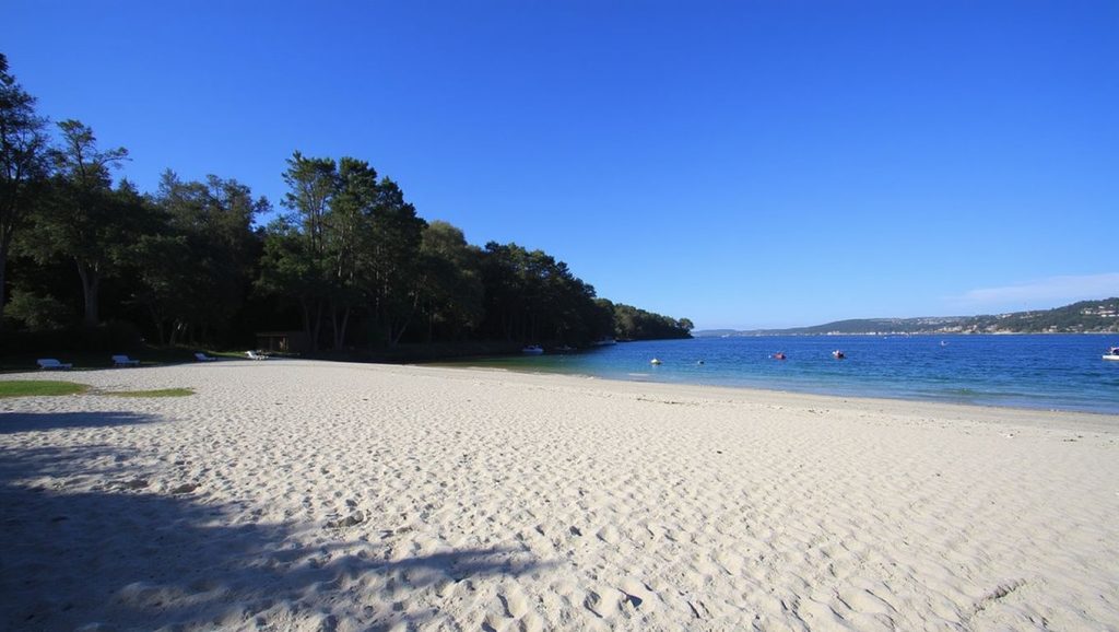 Panorámica de Praia de Arneles, Pontevedra