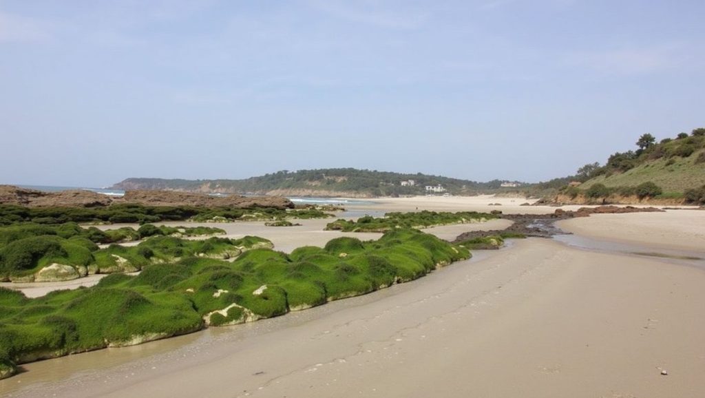 Aguas de Praia de Arneles en Cangas de Morrazo (Pontevedra)