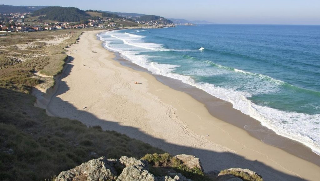 Aguas de Praia de Auga Doce en Arteixo (A Coruña)
