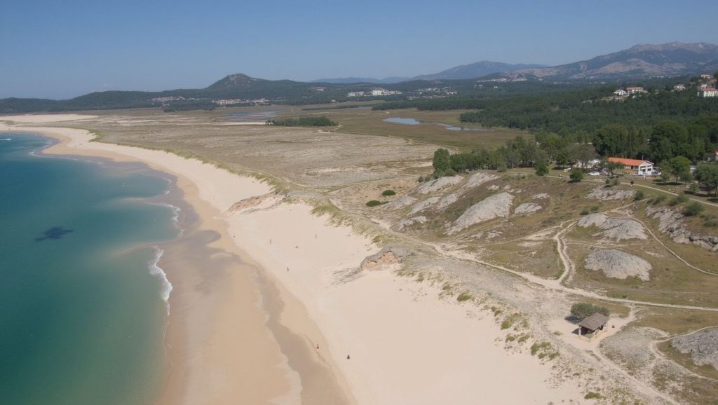 Costa de Praia de Baixo en Ribeira, Pontevedra