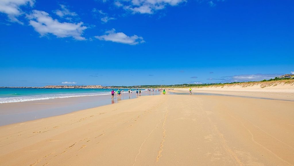 Aguas de Praia de Baixo en Ribeira (Pontevedra)
