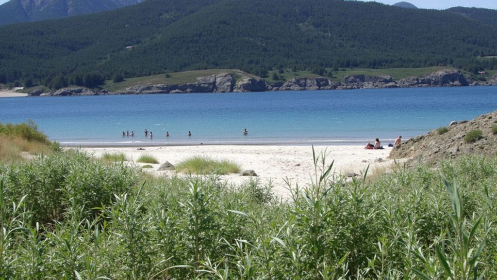Entorno natural de Praia de Balarés en A Coruña