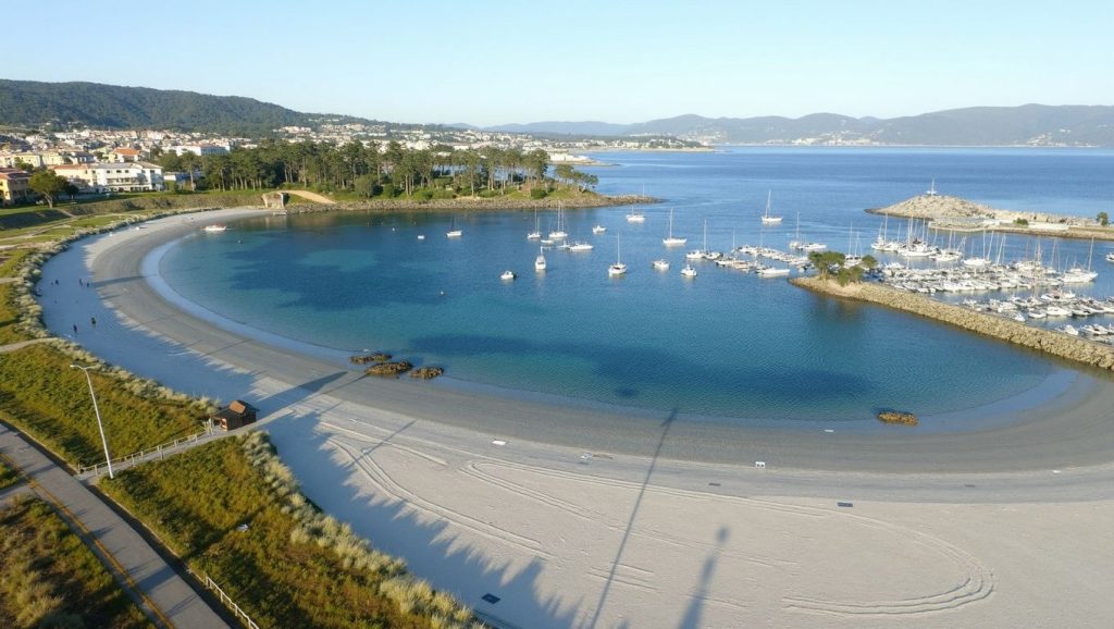 Praia de Baltar en Sanxenxo (Pontevedra)